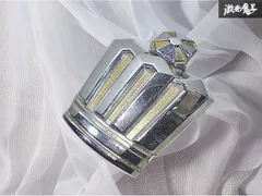 TOYOTA トヨタ 純正 18系 クラウン ゼロクラウン フロントグリル エンブレム オーナメント 王冠マーク シルバー 75311-30390 / 30400 棚のサムネイル