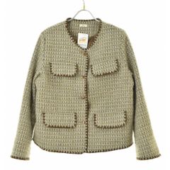 ARMANI COLLEZIONI ノーカラージャケット イタリア製 40 - メルカリ