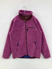 Marmot マーモット ブルゾン M パープル ボア 無地 ワンポイント ブランドロゴ ミドル丈 フードなし ジップアップ レディースのサムネイル