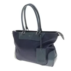 【中古】ペッレモルビダ PELLE MORBIDA ナイロン系 レザー 2way トートバッグ ネイビー【W44.5xH29.5xD9.5】【メンズ】のサムネイル