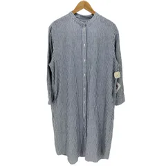 ムジルシリョウヒン 無印良品 フレンチリネン 洗いざらし スタンドカラー シャツ ワンピース レディース JPN：XS 