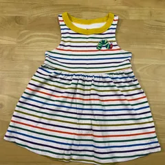 グラニフ×はらぺこあおむしワンピース◎美品◎サイズ90のサムネイル