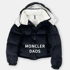 希少 MONCLER DAOS 23AW モンクレール ベロア調 ショート ダウンジャケット I20931A00064 黒 00 / J&NREUSE レディース アウターのサムネイル