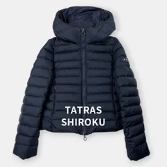 美品 TATRAS SHIROKU 24AW タトラス シロク ショート ダウンジャケット パーカー LTAT24A4951 紺 01 / J&NREUSE レディース アウターのサムネイル