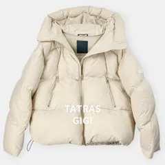 美品 TATRAS GIGI 25AW タトラス Aライン ナイロン ダウンジャケット LJXA0013013588 ライトベージュ 02 / J&NREUSE レディース アウターのサムネイル