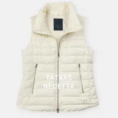 美品 TATRAS NEDETTA 25SS タトラス スタンドカラー ナイロン ダウンベスト LTAT25S4066 アイボリー 02 / J&NREUSE レディース アウターのサムネイル