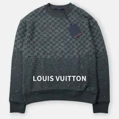 未使用 LOUIS VUITTON ルイ・ヴィトン 22AW ダミエ 長袖 裏起毛 スウェット トレーナー RM222M IHN グレー XS / J&NREUSE メンズ トップスのサムネイル