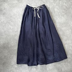 【美品】arte povera アルテポーヴェラ　リネンギャザーロングスカート 美品】arte povera アルテポーヴェラ リネンギャザーロングスカート