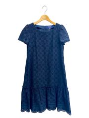 M'S GRACY エムズグレイシー ふくれジャガード 花柄 ワンピース 38