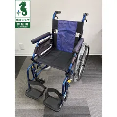 車いす：自走式 ４０幅 キャリカルプラス ブルーのサムネイル