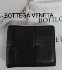 BOTTEGA VENETA カセット 二つ折り財布 ブラック ICチップ確認済