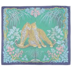 HERMÈS-PARIS ヒョウ柄ブランケット - メルカリ