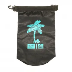 【美品】ビームスゴルフ×REEF 氷のう 黒×ライトブルー ロゴプリント ウォーターバッグ  ゴルフ BEAMS GOLFのサムネイル