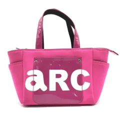 【美品】アルチビオ カートバッグ ピンク×白 フロントロゴ 内外ポケット  ゴルフ archivioのサムネイル