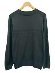 adidas (アディダス) 00s 古着 万国旗タグ 長袖 ウールニット セーター L カーキグリーン メンズ/028のサムネイル