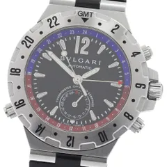 ベルト訳あり ブルガリ BVLGARI GMT40S ディアゴノ GMT デイト 自動巻き メンズ _962714のサムネイル