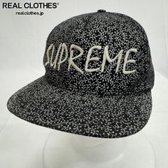 Supreme/シュプリーム【25AW】Distressed Script 6-panel Cap/6パネル