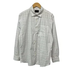 LANVIN COLLECTION(ランバンコレクション) 長袖シャツ サイズLB メンズ美品  - 白×パープル チェック柄のサムネイル