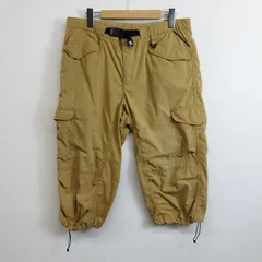 Columbia コロンビア Titanium クロップド カーゴ ナイロン パンツ クライミング アウトドア ドローコード 古着 ベージュ系 M F214のサムネイル