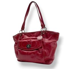 ROBERTA GANDOLFI ハンドバッグ レッド イタリア製(期間限定値引 