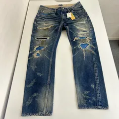 TMT  ダメージ加工/ストレートパンツ/XL/コットン/IDG/TPT-F1803のサムネイル