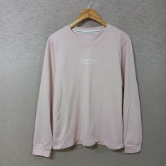 希少カラー【Calvin Klein】新品 エンボスTシャツ くすみピンク M 