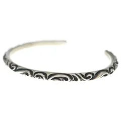 CHROME HEARTS (クロムハーツ) BANGLE SCROLL スクロールバンドバングル ブレスレット シルバー BCA127のサムネイル
