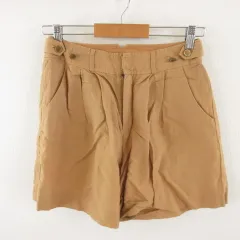 フレームワーク Framework ショートパンツ キュロット リネン混 茶 キャメル 36 *A4のサムネイル