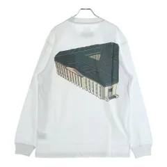 Palace Skateboards (パレススケートボーズ) Palazzo Longsleeve パラッツォ プリント クルーネック 長袖Tシャツ カットソー ホワイトのサムネイル