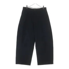 STUDIO NICHOLSON (スタジオニコルソン) SORTE PEACHED COTTON TWILL PANTS ソルテピーチド コットンツイルパンツ ブラック 51-10-799001のサムネイル