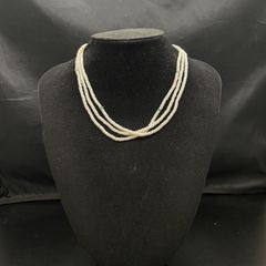 淡水真珠 5連 パールネックレス 40cm ライスパール ヴィンテージ 