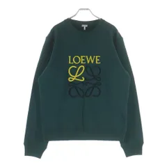 LOEWE (ロエベ) アナグラム ロゴ刺繍 クルーネック プルオーバー スウェット トレーナー グリーン H526Y4J07のサムネイル