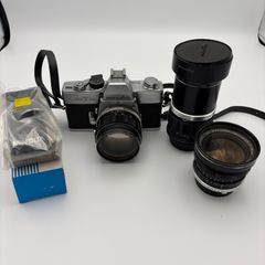 Minolta X-1E フィルムカメラ本体＋レンズ4本＋ストロボ - メルカリ