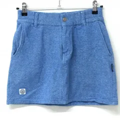 【美品】ロサーセン スカート ライトブルー 無地 品質タグ縫製解け レディース M ゴルフウェア Rosasenのサムネイル
