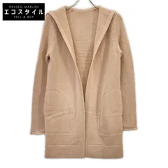 FOXEY　フォクシー　ベージュ カシミヤ100 フード付 カシミヤロングカーディガン　記載無しのサムネイル