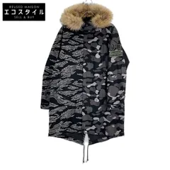 A BATHING APE　アベイシングエイプ　×UNDEFEATED カモフラ M-51 モッズコートのサムネイル
