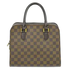 本物 ルイヴィトン LOUIS VUITTON LV トリアナ ダミエ エベヌ ハンドバッグ ブラウン N51155 Triana ビトン バッグ 中古・のサムネイル