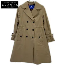 BLUE LABEL CRESTBRIDGE　ブルーレーベルクレストブリッジ　55A01-830-42 23年 ベージュ ギャザー トレンチコート　36のサムネイル