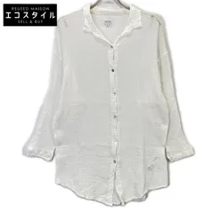 Plage　プラージュ　25050923000410 25年製 ホワイト コットン100 オーバーシャツ　TUのサムネイル