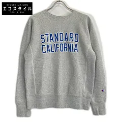 STANDARD CALIFORNIA　スタンダードカリフォルニア　チャンピオン別注 グレー リバースウィーブ クルーネックスウェット　Mのサムネイル