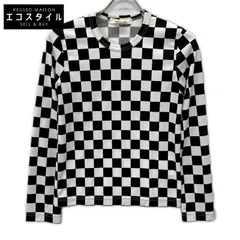 COMMEdesGARCONS　コムデギャルソン　21SS GH-T010 チェッカー ロングスリーブ カットソー　XSのサムネイル