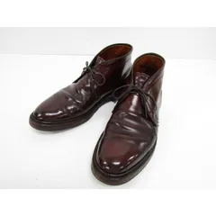 Alden オールデン 1339　Made in USA コードバン チャッカブーツ  サイズ：6　1/2D★SH8618のサムネイル