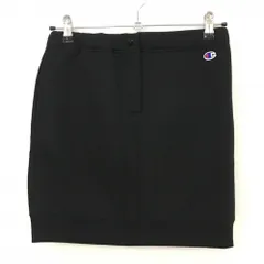 【美品】チャンピオン スカート 黒 ロゴワッペン ストレッチ 内側インナーパンツ 毛羽立ち小 レディース  ゴルフウェア Championのサムネイル