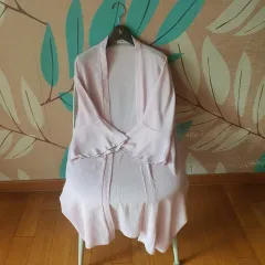 新品 ピンク カーディガン S/Mのサムネイル