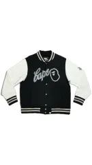 NIGO (ニゴー) 時代 A BATHING APE (アベイシングエイプ) BIG (ビッグ) saru (サル) BAPE STA (ベイプスター) スタジャン スタジアム ジャケットのサムネイル