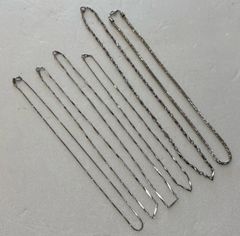 全て 925 刻印 あり】ネックレス チェーン 5点セット 12g まとめ売り 