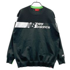 サイズ：7 NEW BALANCE GOLF ニューバランス 2023年 ニットセーター  ブラック系 [241003001332] ゴルフウェア メンズ ストスト サイズ：7 NEW BALANCE GOLF ニューバランス 2023年 ニットセーター