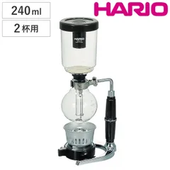 HARIO テクニカ （ ハリオ コーヒーサイフォン 2杯用 コーヒーメーカー サイフォン コーヒー 耐熱ガラス ガスバーナー アルコールランプ 計量スプーン付き レトロ おしゃれ )のサムネイル