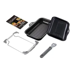 メーカー正規品 新品・未開封 PGDL-50B パロマ Paloma ラ・クックグランセット ブラック La・cook Gran グリルパン 沖縄県及び離島地域等配送不可のサムネイル
