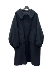 ワイズ Y's AUTUMN / WINTER 2018-19 ビッグポケット ウールコート コレクションライン ヨウジヤマモト Yohji Yamamot ステッチ 日本製 BLACK 黒 YV-C01-104  サイズ1 104LT-507のサムネイル